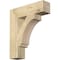 Ekena Millwork Imperial Block Rough Sawn Bracket, Douglas Fir, 6"W x 24"D x 28"H BKT06X24X28IMP05RDF - alternate 1